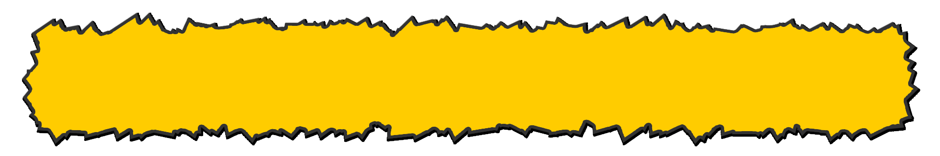 ギザギザのテロップ 黄色 テロップ サイト